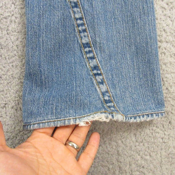 True Religion Women Big Rig Stitch Jeans size 30‎ x 29 Flare Bootcut Low Rise - Picture 5 of 12